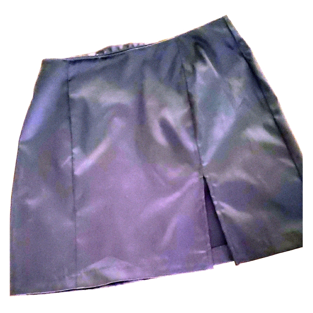 Black mini skirt